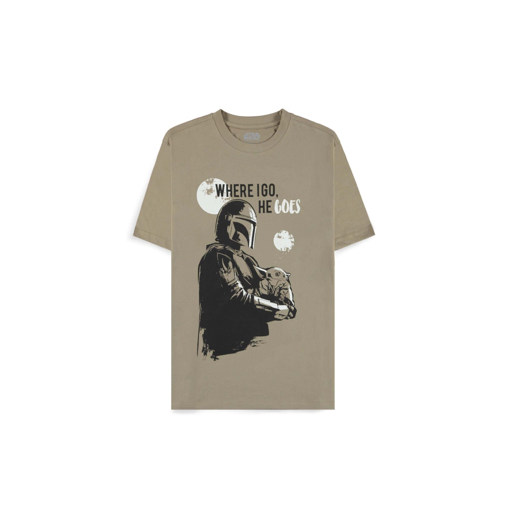 Disney Star Wars The Mandalorian - Sand Where I Go Tshirt Homme - Vert